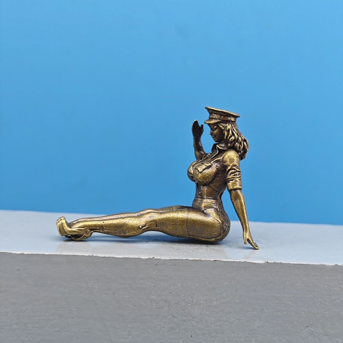 Vintage Collectible Cars - Statuetta in Ottone Massiccio a Forma