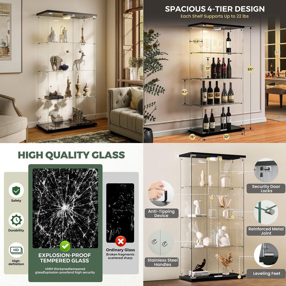 Collectible Collection - Vetrina Espositiva con Luci LED e
