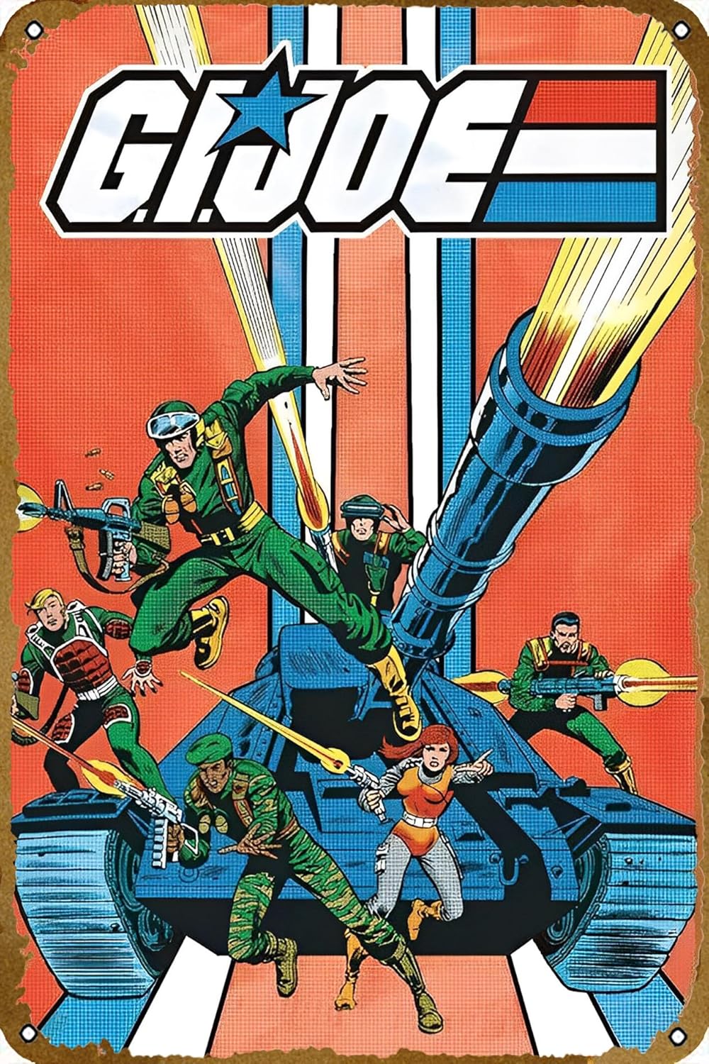 Vintage Collectible Posters - Gi Joe – Tank – Poster