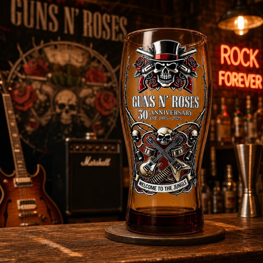 Vintage Collectible Guns - Boccale da Birra Commemorativo Guns N'