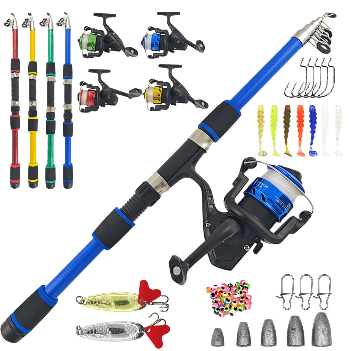 Developing Tank Reel - Canna da pesca e mulinello con