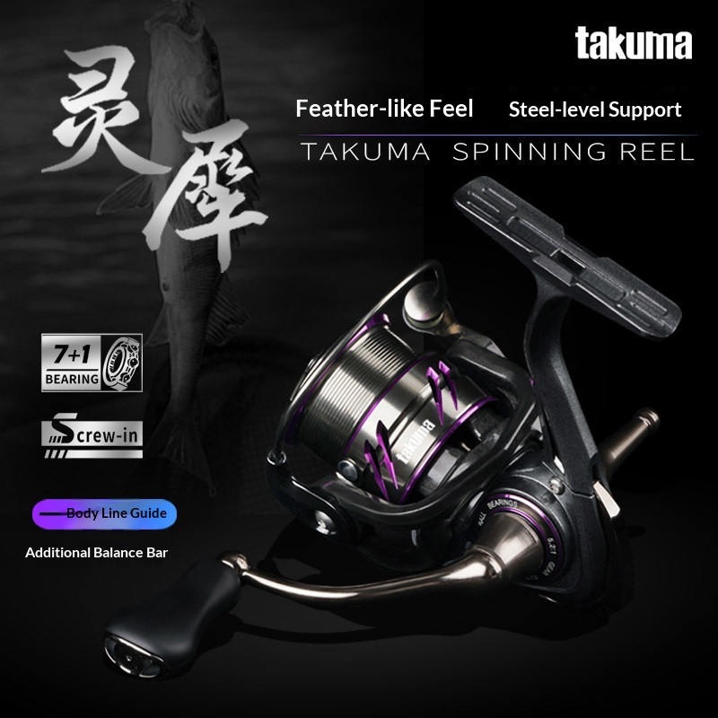 Developing Tank Reel - Mulinello da spinning Takuma leggero per