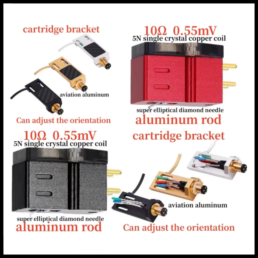 Record Player Needle - Cartuccia Audio HIFI MC con Bobina