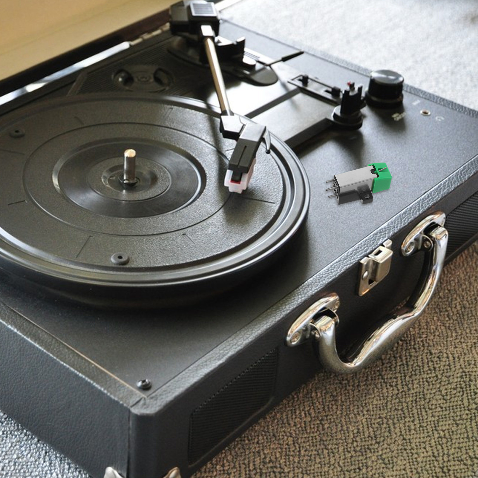 Record Player Needle - Cartuccia Magnetica per Giradischi Compatibile AT3600L,