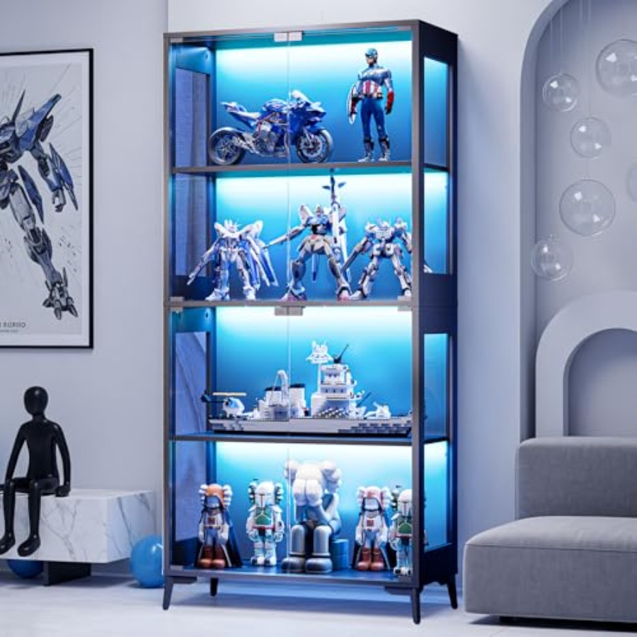 Collectible Collection - Vetrina espositiva in vetro con ante
