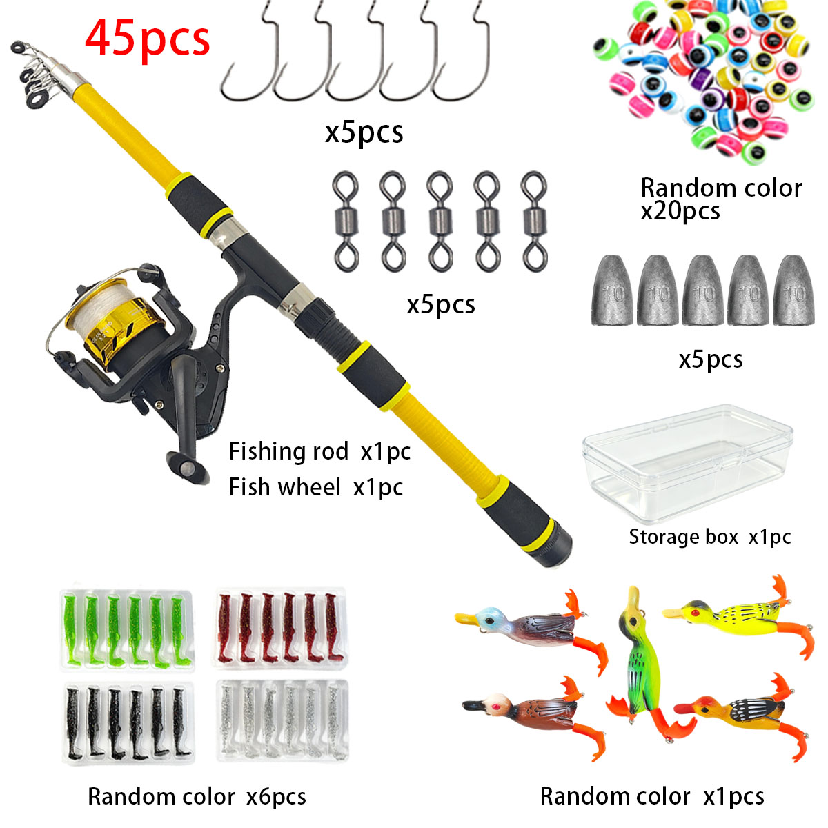 Canna da Pesca Telescopica con - Developing Tank Reel recensione e prezzo