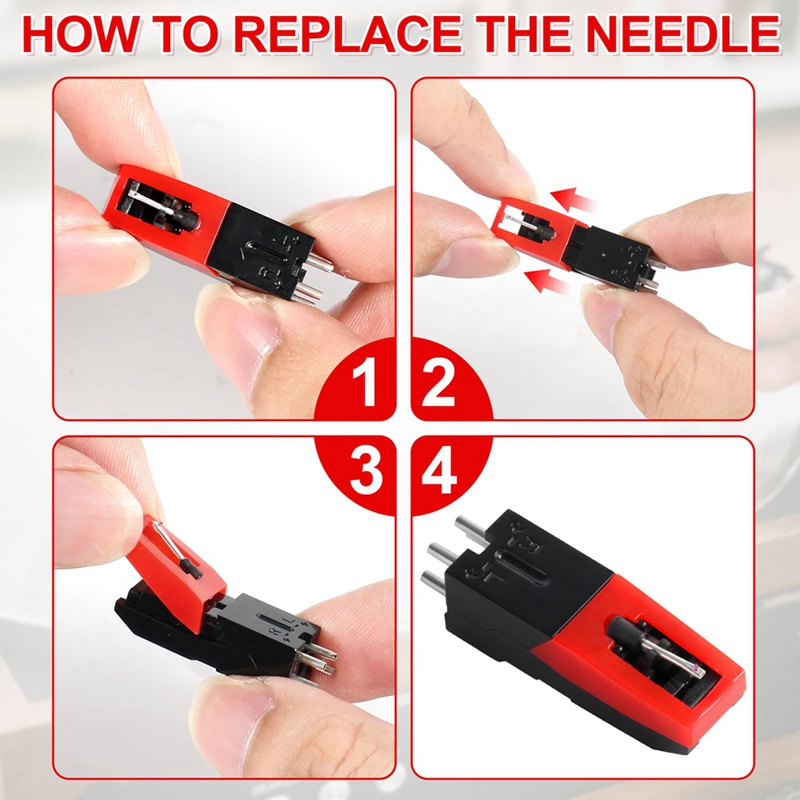 Sostituzione dell'ago del lett - Record Player Needle recensione e prezzo