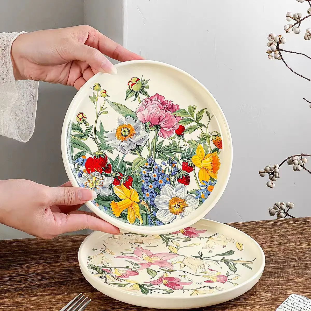 Piatto in Ceramica Floreale Cr - Vintage Collectible Dishes recensione e prezzo