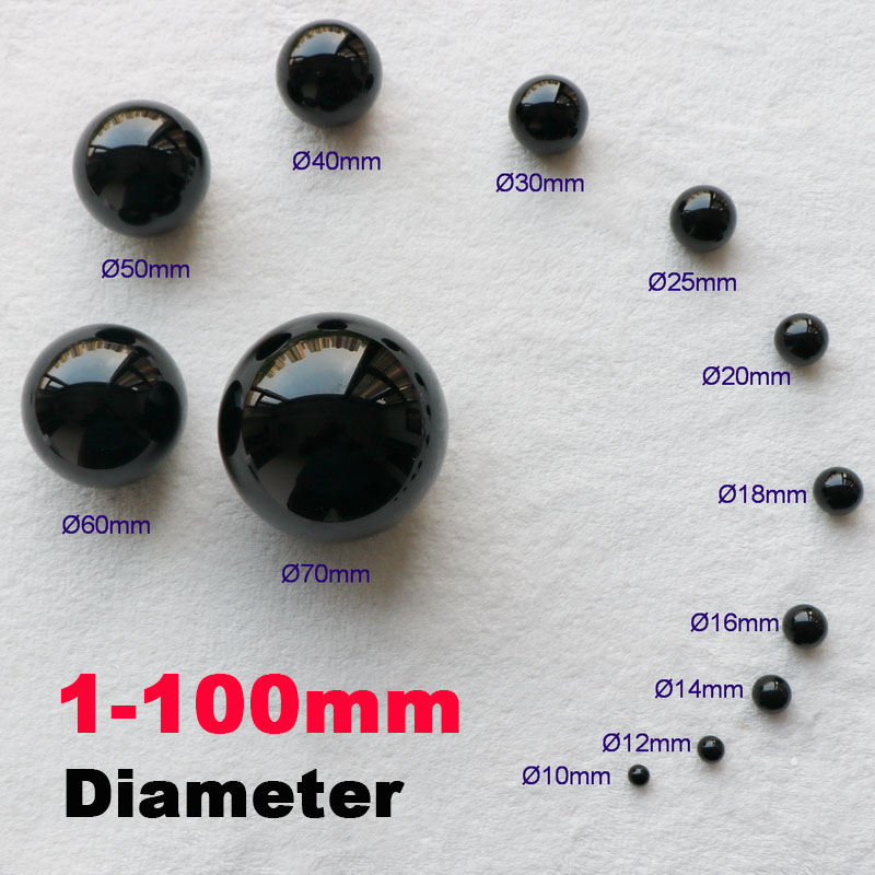 Sfere di Vetro Nero 1-100mm, P - Vintage Collectible Marbles recensione e prezzo