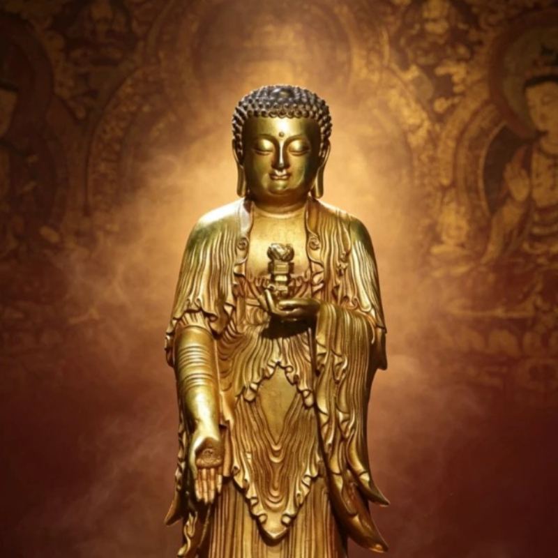 Statua Antica di Amitabha Budd - Vintage Collectible Ornaments recensione e prezzo