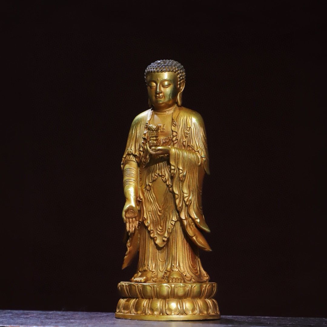 Statua Antica di Amitabha Budd - Vintage Collectible Ornaments recensione e prezzo