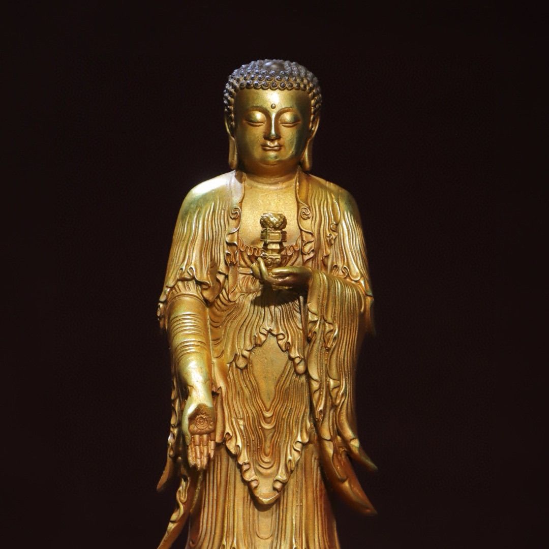 Statua Antica di Amitabha Budd - Vintage Collectible Ornaments recensione e prezzo