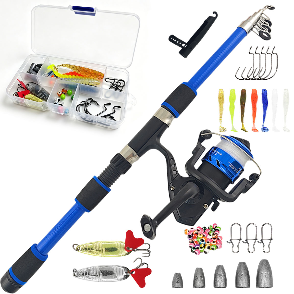 Canna da pesca e mulinello con - Developing Tank Reel recensione e prezzo