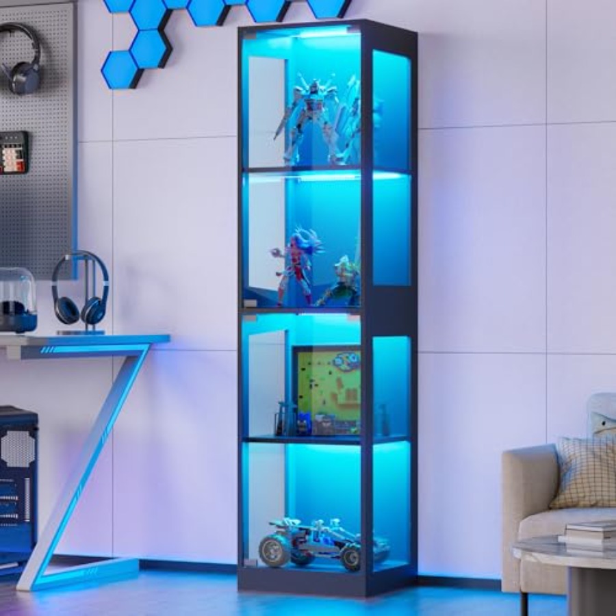 Vetrina in vetro con luci LED  - Collectible Collection recensione e prezzo