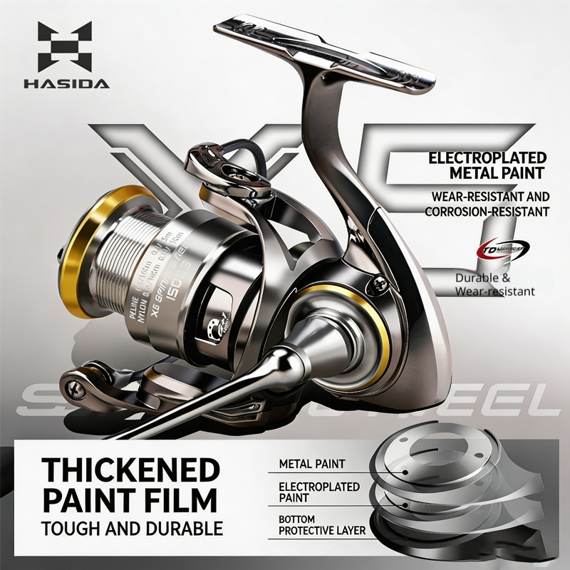 Mulinello da Pesca Spinning HA - Developing Tank Reel recensione e prezzo